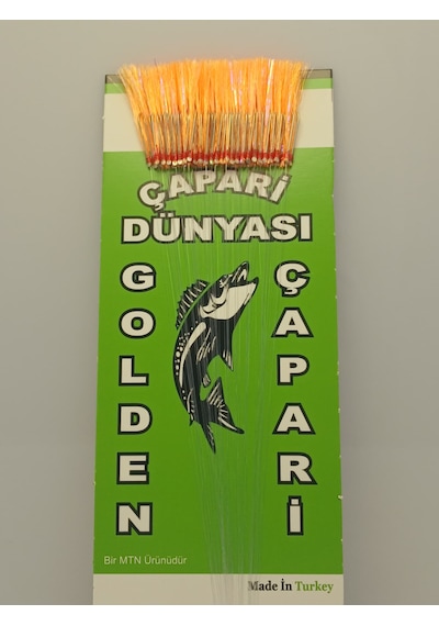 Golden 50 İğneli İstavrit Kösteği 7 No Beyaz İğne -0,20 Mm -0,22 Mm -0,25 Mm Köstek Turuncu