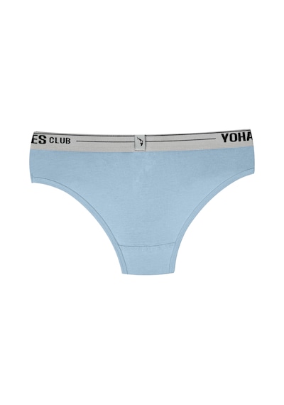 Yohannes Club, Kız Çocuk, Pamuklu Slip Külot, 4'lü Paket, Karışık Renkli Çok Renkli