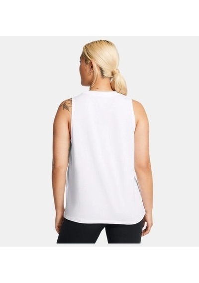 Under Armour Ua Rival Muscle Tank Kadın Atlet 1383659-100 Beyaz