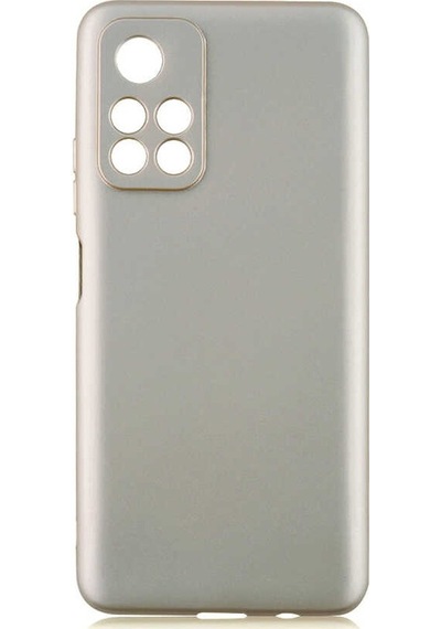 Kilifone - Xiaomi Uyumlu Poco M4 Pro 5g - Kılıf Mat Renkli Esnek Premier Silikon Kapak - Gold