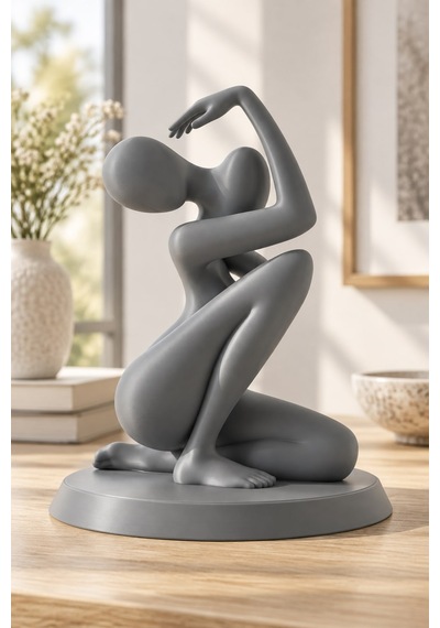 Zarif Soyut Silüet Figürlü Dekoratif Biblo 40597458