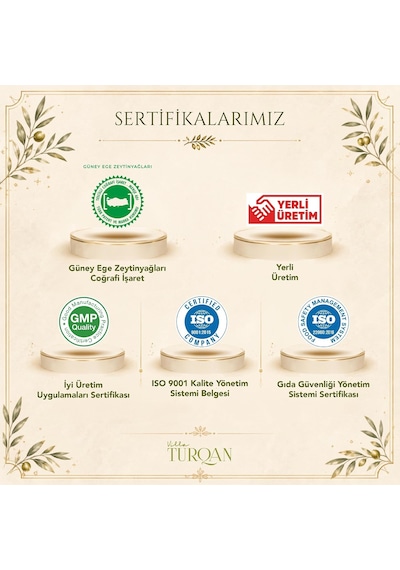1 Lt Erken Hasat Soğuk Sıkım Memecik Natürel Sızma Zeytinyağı Tek Bahçe 2025/2026