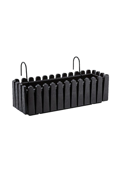 Omnipazar So-ib02 Antrasit Askılı Balkon Saksı Takım 9 Lt No 2