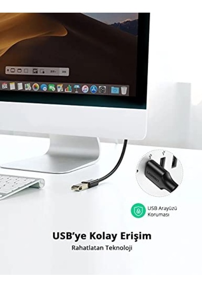 Usb 3.0 Uzatma Kablosu 1.5 Metre, Siyah Diğer