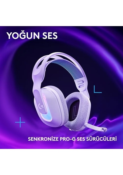 G522 Lıghtspeed Kablosuz Oyuncu Kulaklığı Lıghtsync Rgb Aydınlatmalı Senkronize Pro-g Ses Hafif Ve Konforlu Tasar
