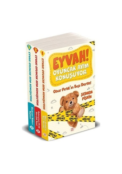 Eyvah! Oyuncak Ayım Konuşuyor Seti - 3 Kitap Takım - Şebnem Pişkin - Dokuz Yayınları