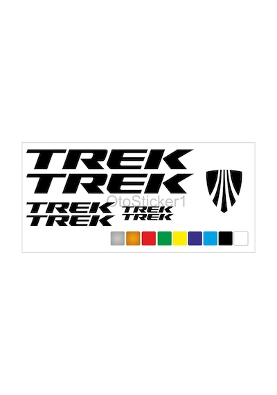 Trek Bisiklet Kadro Sticker Set Premium Kalite