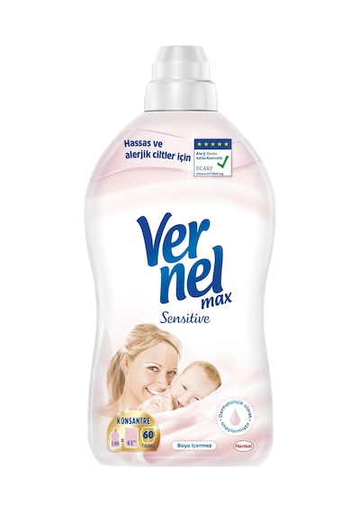 Vernel Max Konsantre Çamaşır Yumuşatıcısı Sensitive 1440 ML