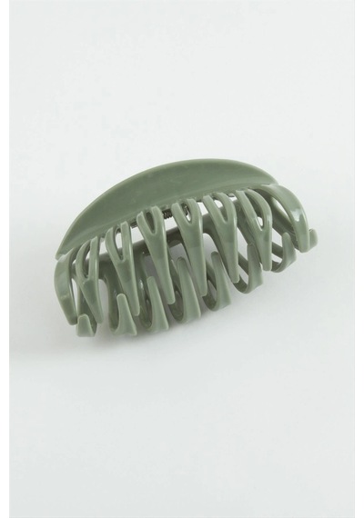 Oval Fileli Renkli Mandal Toka 8 Cm Beyaz