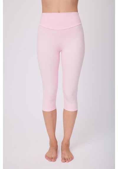 Hıghrıse Comfortflex Yüksek Bel Kapri Spor & Aktif Yaşam Taytı-2785 Pembe