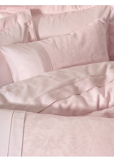 Cotton Box Jakarlı Saten Çift Kişilik Nevresim Takımı Jana Pudra