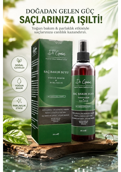 Saw Palmetto Özü Ve Bitkisel Bileşenlerle Zenginleştirilmiş Dökülme Karşıtı Saç Bakım Suyu - 210 Ml
