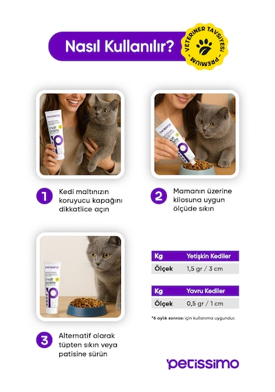 Petissimo Care Antihairball Kedi Maltı - Tüy Yumağı Önleyici