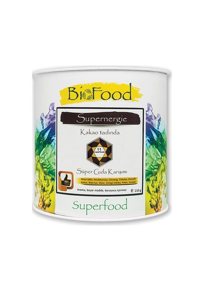 BioFood Supernergie Kakao Tadında Karışık İçecek Tozu 210 G