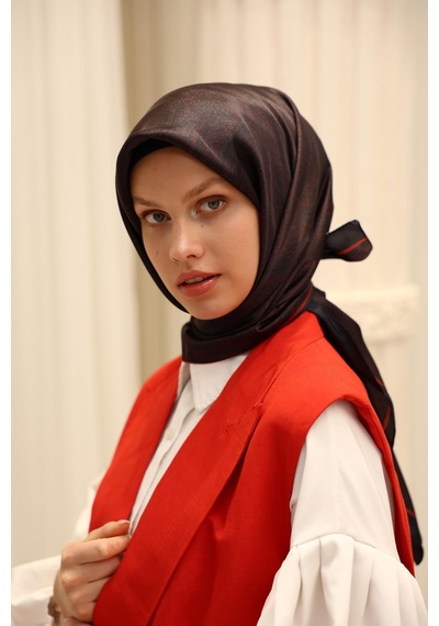Silk Home Shiny Eşarp 75010-20 Vizon, Siyah, Vizon