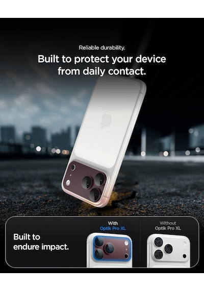 Apple Uyumlu iPhone 18 Pro İle Uyumlu Kamera Lens Koruyucu Tam Kaplayan Cam Kolay Kurulum Glas.tr Ez Fit Optik Pro Xl Dark Cherry - Agl12036 Diğer