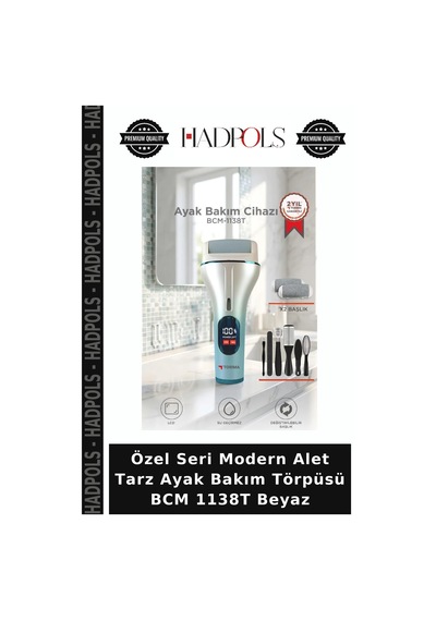 Özel Seri Modern Alet Tarz Ayak Bakım Törpüsü Bcm 1138t Beyaz
