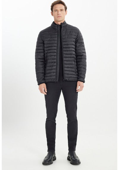 AC&Co / Altınyıldız Classics Erkek Sıyah Sıcak Tutan Standart Fit Normal Kesim Dik Yaka Yan Cepli Mont Siyah AC&Co / Altınyıldız Classics Erkek Sıyah Sıcak Tutan Standart Fit Normal Kesim Dik Yaka Yan Cepli Mont Siyah