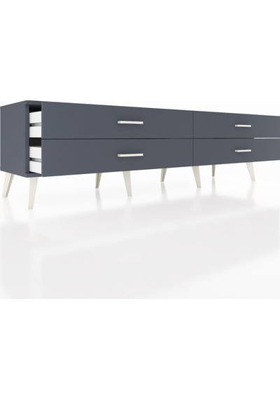Hyperion Tv Ünitesi 4 Çekmeceli 176x44x51 Antrasit-antrasit/antrasit Antrasıt/antrasıt Hyperion Tv Ünitesi 4 Çekmeceli 176x44x51 Antrasit-antrasit/antrasit Antrasıt/antrasıt