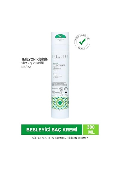 Besleyici Saç Kremi &amp Saç Bakımı - Vegan Formül 300 Ml