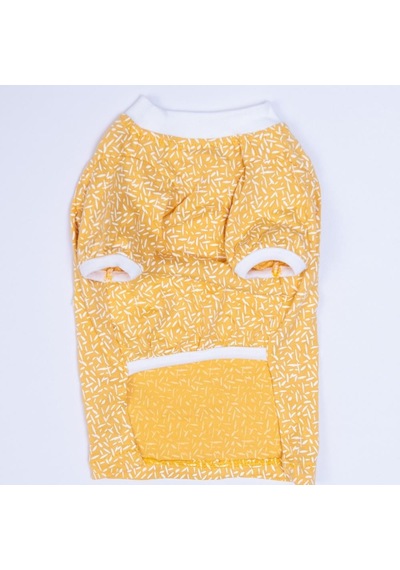 Yellow-sarı Basic Kedi Köpek Sweat- Kedi Köpek Kıyafeti