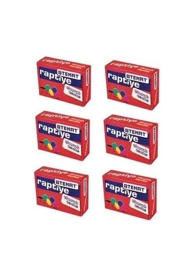 Raptiye Renkli Temat Renkli Raptiye Karışık 6 Paket