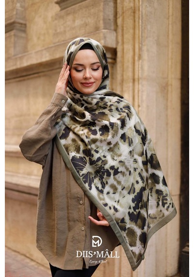 Mimiyum Sarmaşık Leopar Şal Haki