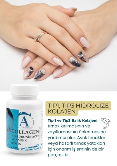 Ayos Life Tip1-Tip3 1700 Mg Hidrolize Kolajen 60 Tablet