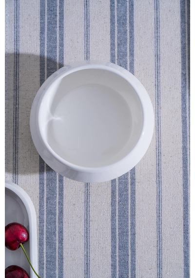 Acar Jea-07391 Rumi Beyaz Porselen 11.5 Cm Yuvarlak Kase 6 Adet