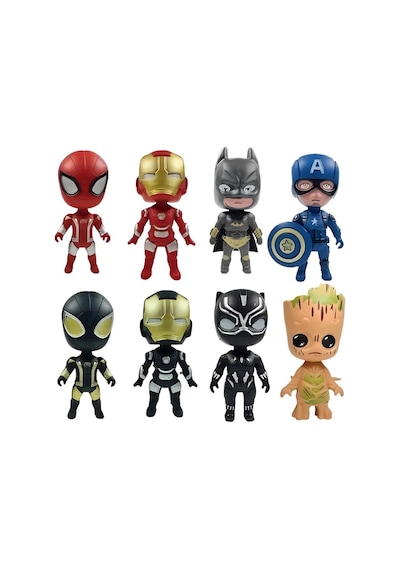 Tıfıl Toys Avangers Süper Kahramanlar Hareketli 8'li Figür Set