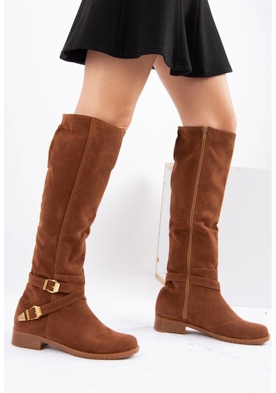 Fox Shoes Taba Kadın Çizme E726203402