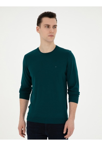 Pierre Cardin Erkek Yeşil Kazak /triko 50270054-vr054 Yeşil