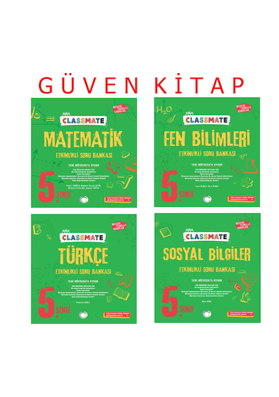 Okyanus Yayınları 5.sınıf Classmate Soru Bankası Seti- 4 Kitap