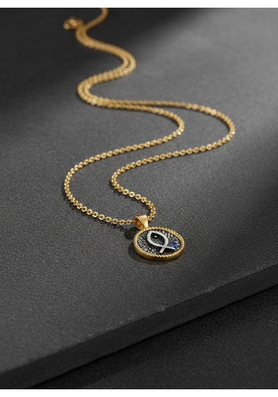 G&a Jewels - Ruhun Akışı - 925 Ayar Oksitli Yaldız Altın Kaplama Gümüş Kolye Altın - Gümüş G&a Jewels - Ruhun Akışı - 925 Ayar Oksitli Yaldız Altın Kaplama Gümüş Kolye Altın - Gümüş