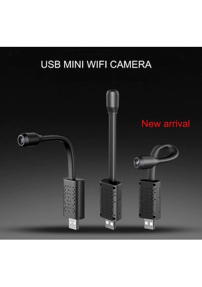 Wificam Wi-Fi Esnek Tasarımlı 1080P Powerbankli Kullanım Mikro Kamera