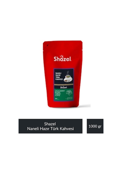 Shazel Naneli Hazır Türk Kahvesi 1000 Gr Türk Kahvesi
