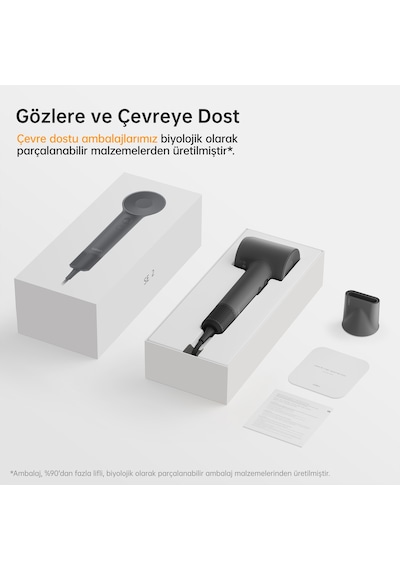 Laifen Se 2 Saç Kurutma Makinesi - Pastel Siyah