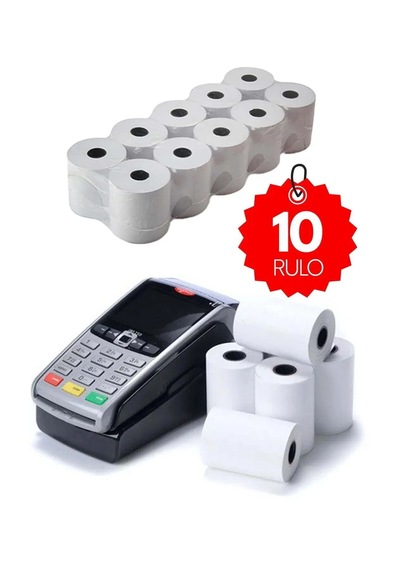 Termal Pos Kağıdı 56 Mm X 16 M 10 Lu Paket 1 Paket 10 Adet
