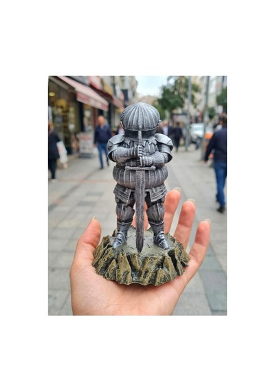 Eselya3d Dark Souls "catarina'lı Siegmeyer" Onion Knight Figür-onion Knight Heykel-18cm-fanart