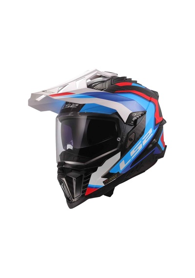 Ls2 Explorer C Karbon Frontier II Kapalı Kask Mavi