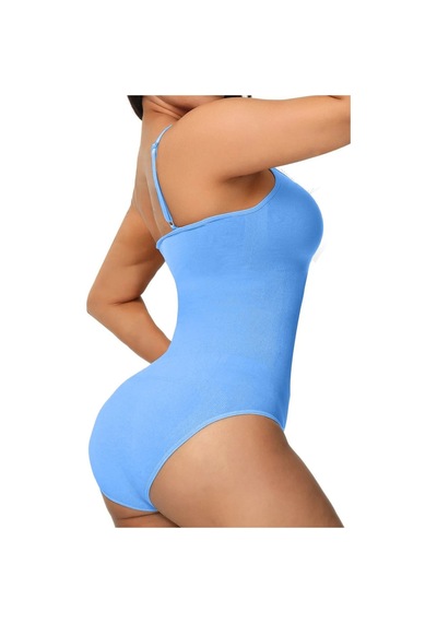 Mistirik Mamey Örme Kumaş Yapılı Toparlayıcı Çıtçıtlı Buz Mavi Renk7 Buz Mavi