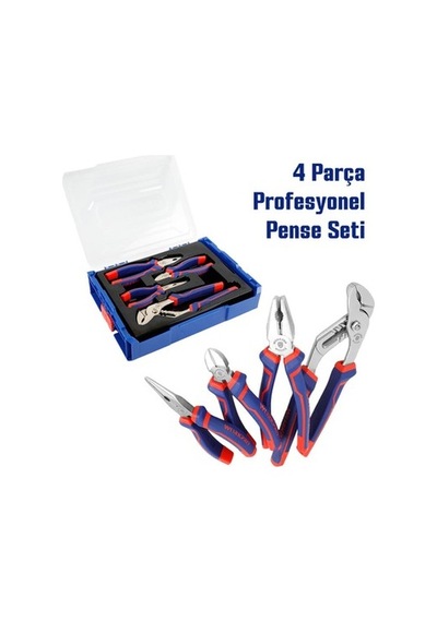 4 Parça Profesyonel Pense Seti
