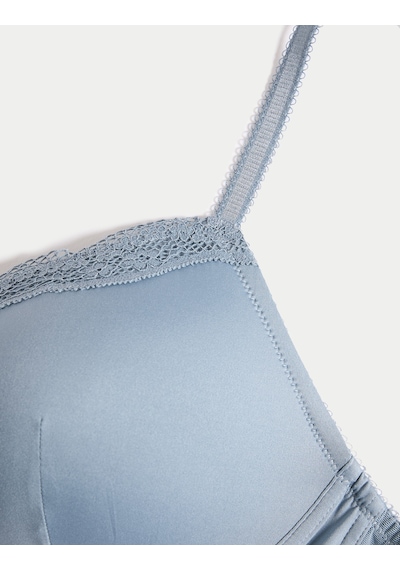 Marks & Spencer Jasmine Dantelli Desteksiz Full Cup Sütyen T33003008 Gri