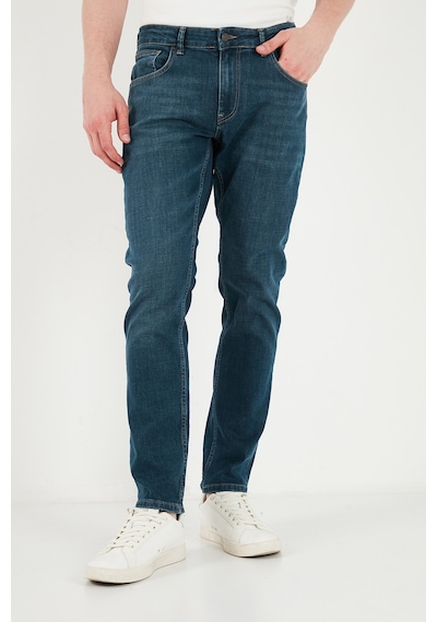 Buratti Pamuklu Normal Kalıp Normal Bel Jeans Erkek Kot Pantolon 2203c55parma Yeşil-mavi