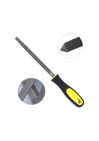 3 Gen 32 Cm Eğe Metal Ahşap Eğe Plastik Saplı Üçgen