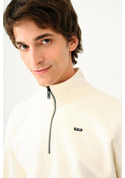 Loft Lf2037226 Erkek Sweatshirt Ekru
