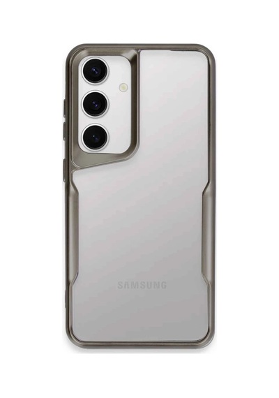 Samsung Galaxy S24 Kılıf Boyi Silikon Kapak - Titan Gri 0.2M-Çok Renkli