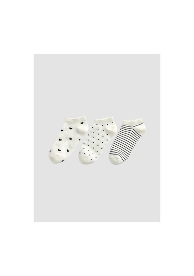 Lc Waikiki Alıta Cıty Farkıyla Beyaz Desenli 3'lü Paket Kadın Patik Çorap Beyaz - 925404353 Beyaz Lc Waikiki Alıta Cıty Farkıyla Beyaz Desenli 3'lü Paket Kadın Patik Çorap Beyaz - 925404353 Beyaz