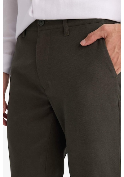 Defacto Erkek Pamuklu Smart-casual Pantolon G1076ax26spkh244 Haki-kh244