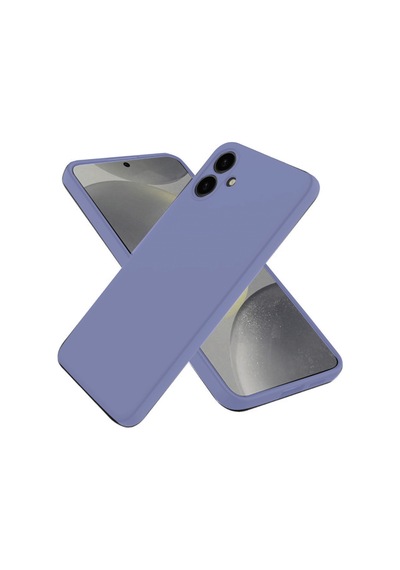 Samsung Galaxy Uyumlu A06 Kılıf First Silikon - Lila Bzsxx00 1